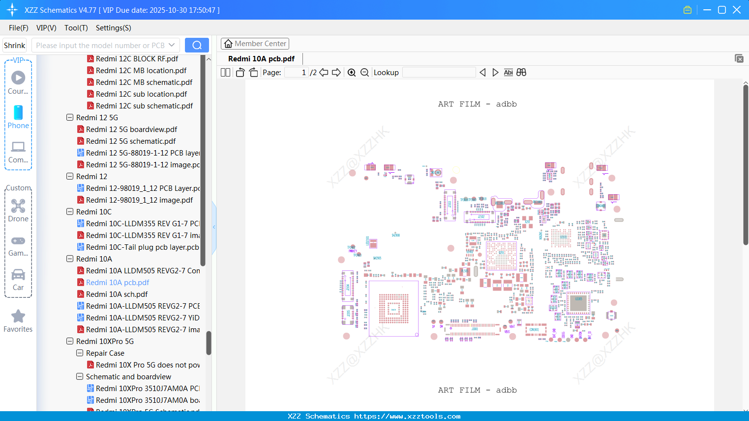 Xiaomi Redmi 10A Pcb